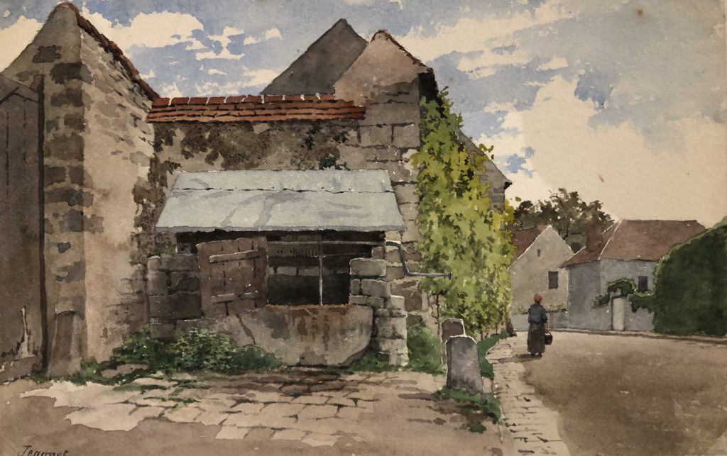 Jeannot Joseph Puits du village - Les Amis du Musée de la Mairie de Bourron-Marlotte